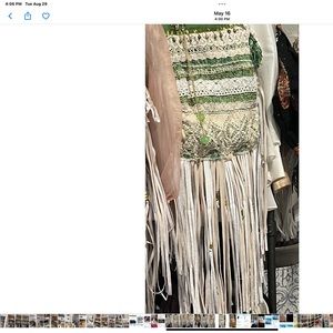 Artisan Boho/hippy, festival bag.  Cross body…perfect to Cary your lap top in.